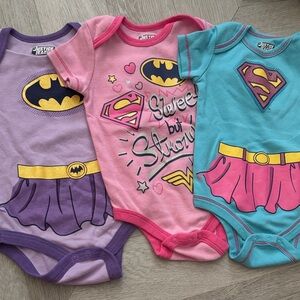 Superhero Baby Onesies Set